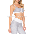 Stripes à la mode en gros sport costume porter 2 pcs yoga respirant porter